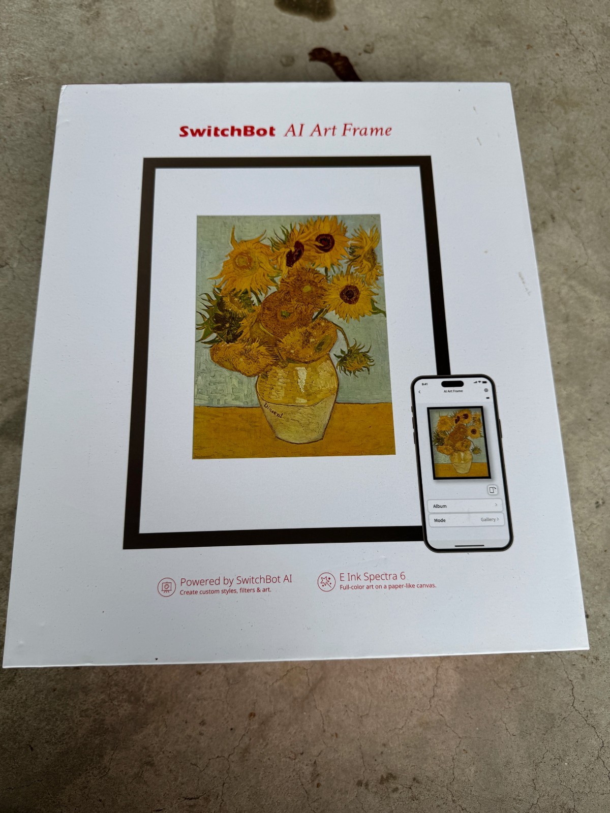 SwitchBot AI Art Frame Combo 20 x 25 CM (8 x 10 inches) – Brand New
