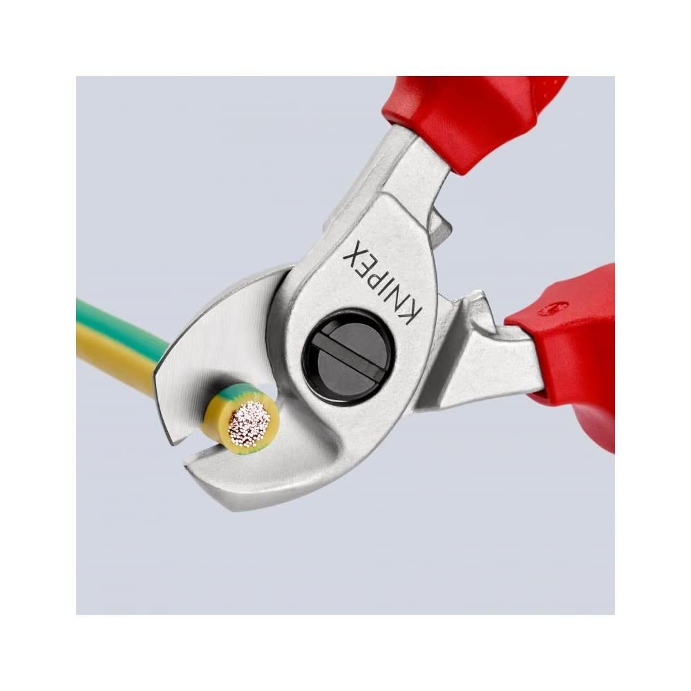KNIPEX Classic Red Cable Shears-1000V Insulated
