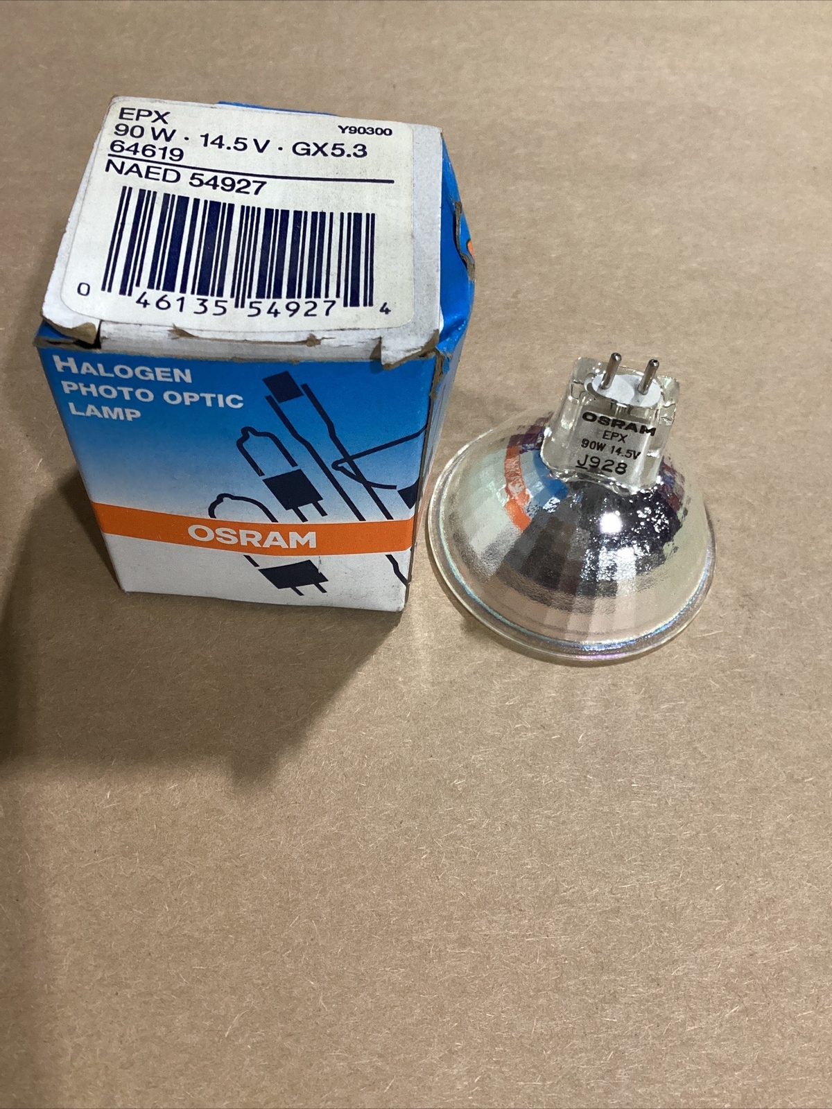 OSRAM Halogen Photo Optic Lamp EPX 90W 14.5V J928 #651I116