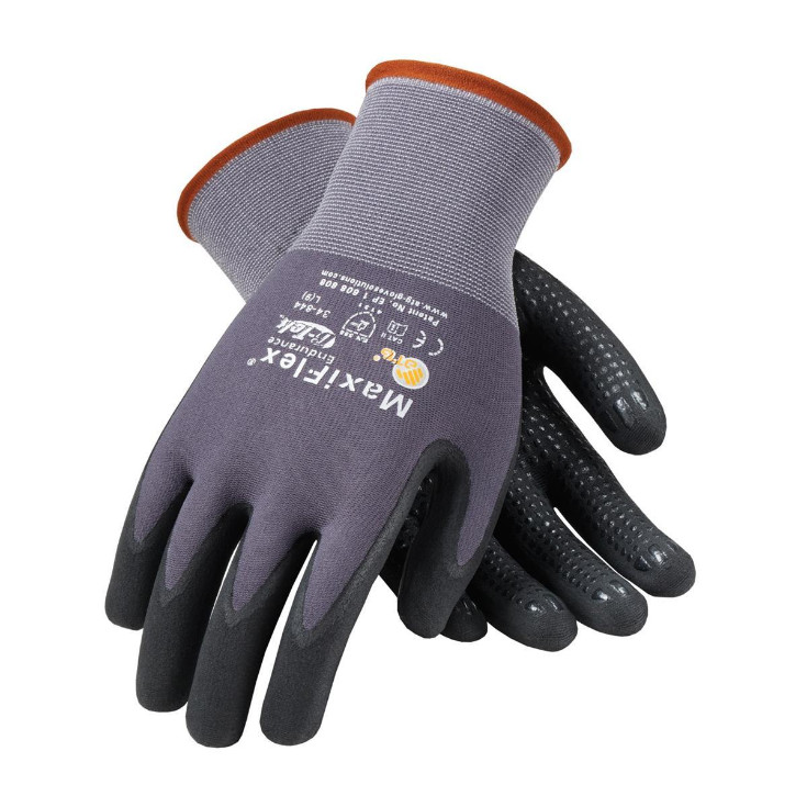 MaxiFlex Endurance Seamless Knit Nylon Glove w/ Nitrile Coated MicroFoam Grip