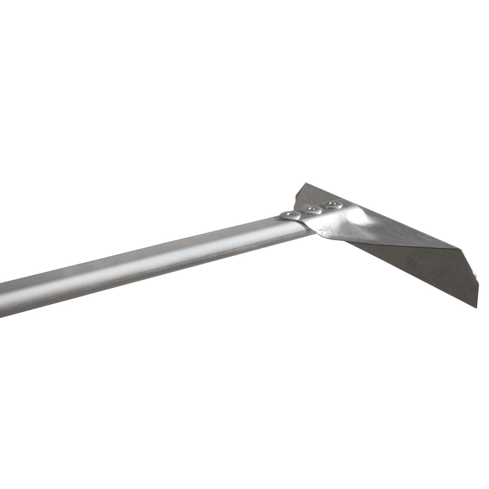 Gi.Metal Amica Aluminized Steel Ash Rake with 59-inch Handle