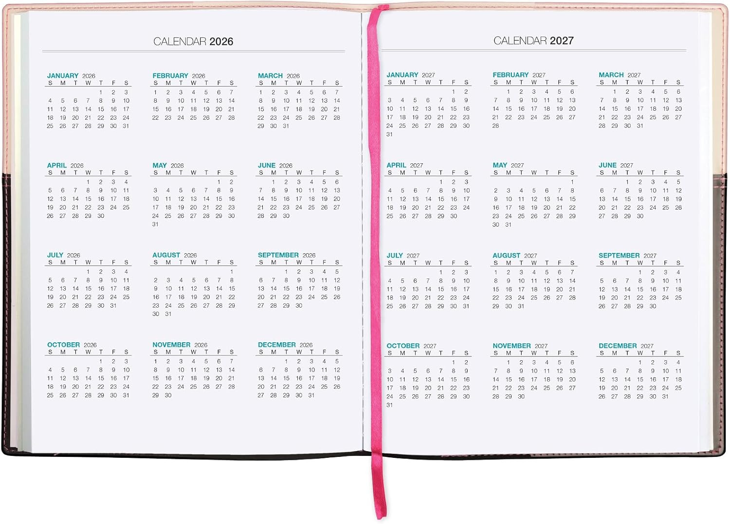2026 Planner Calendar, 8″x10″ : Includes 14 Months (November 2025 – December 202