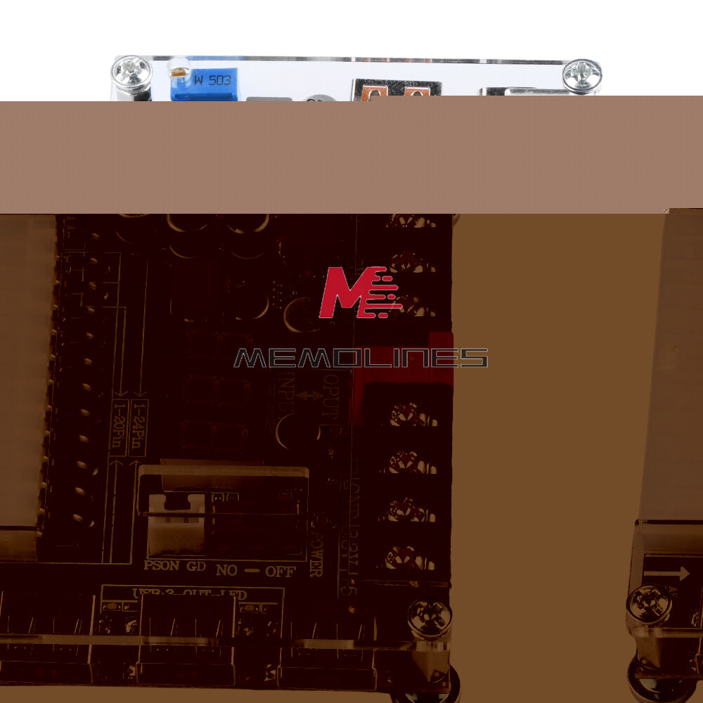 20/24Pin ATX Power Supply Breakout Board Adjustable Voltage Module + Case USA