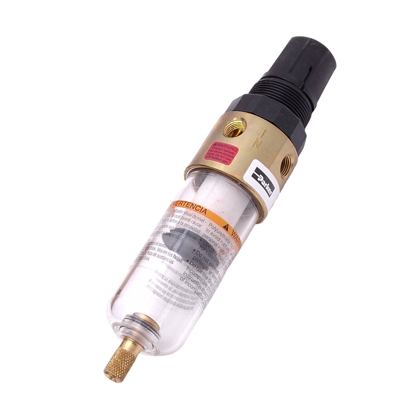 Parker B547-01AGCGX33 Filter Regulator, 0-125psi Set, 150psi Max, 1/8in NPT