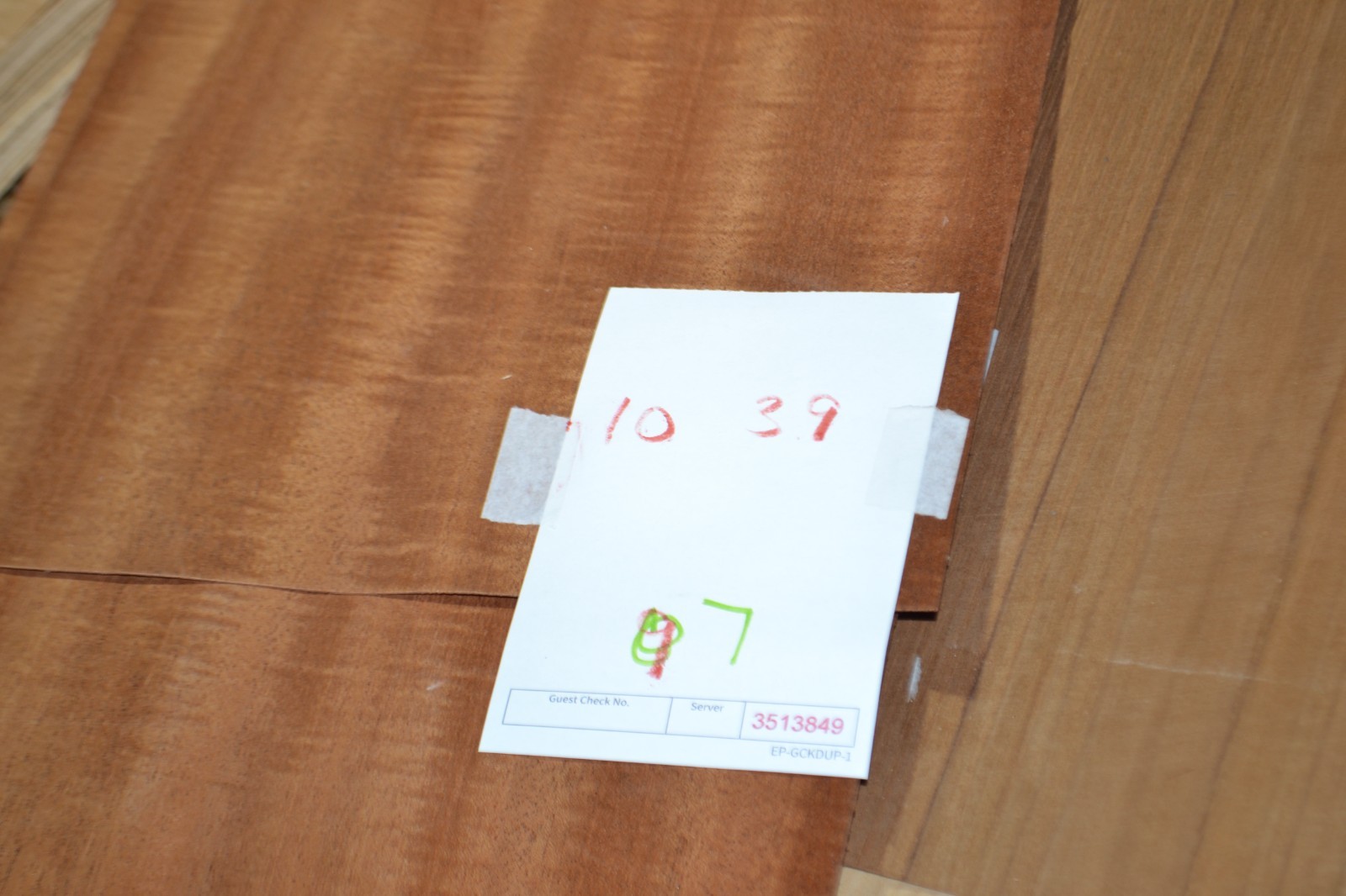 Mahogany Raw Wood Veneer Sheet 10 x 39 inches 1/42nd 35138-49
