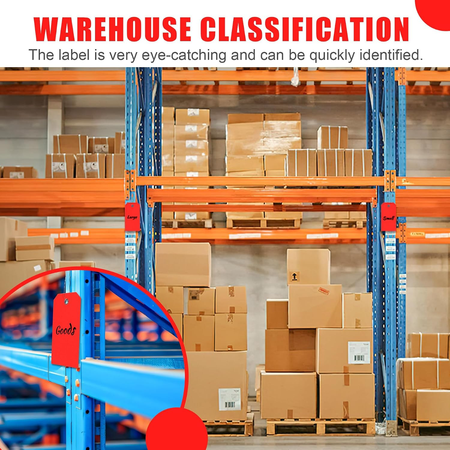 100 Pieces Plastic Shipping Tags with Reinforced Wire Blank Heavy Duty Shipping