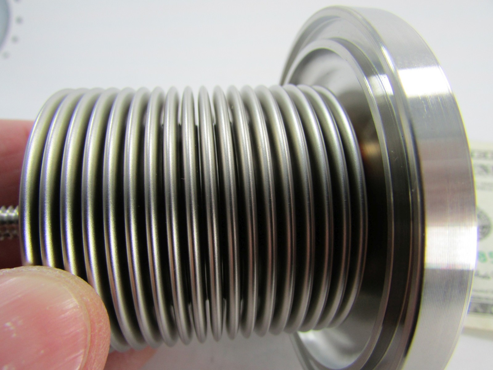 Stainless Steel Expansion Bellows Thermal HO, Laboratory Instrumentation 1/4-20