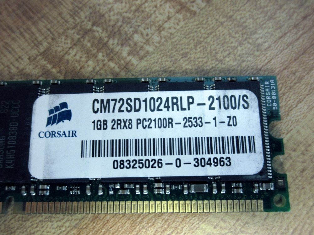 Corsair CM72SD1024RLP-2100/S Memory Module CM72SD1024RLP2100S