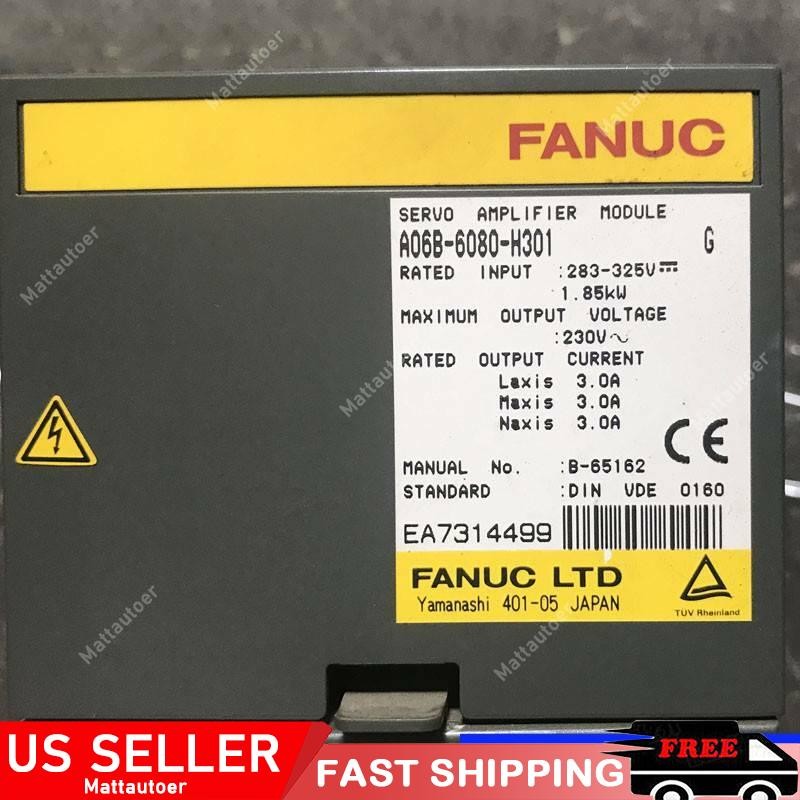 Fanuc A06B-6080-H301 1PC One Servo Drive A06B6080H301 Fast Shipping New