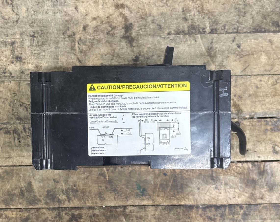 OEM Genuine Square D FH 3 Pole 100 Amp 240 Volt Molded Case Switch, X1345030703