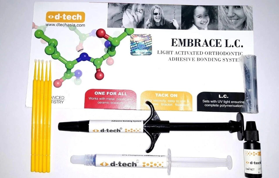 D Tech Dental EMBRACE LC Light Cure Adhesive & Primer Kit for Brackets