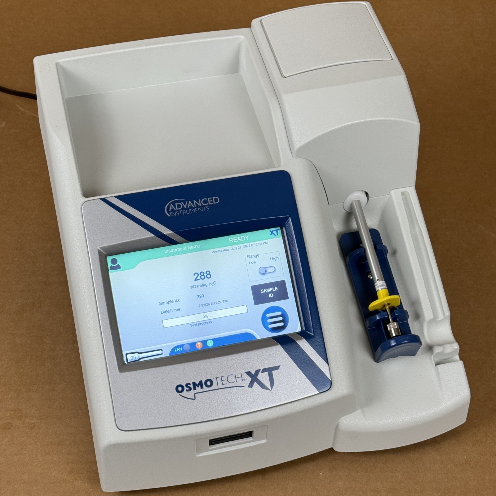 2022 Advanced Instruments OsmoTECH XT Single-Sample Micro-Osmometer- 60 Day Guar