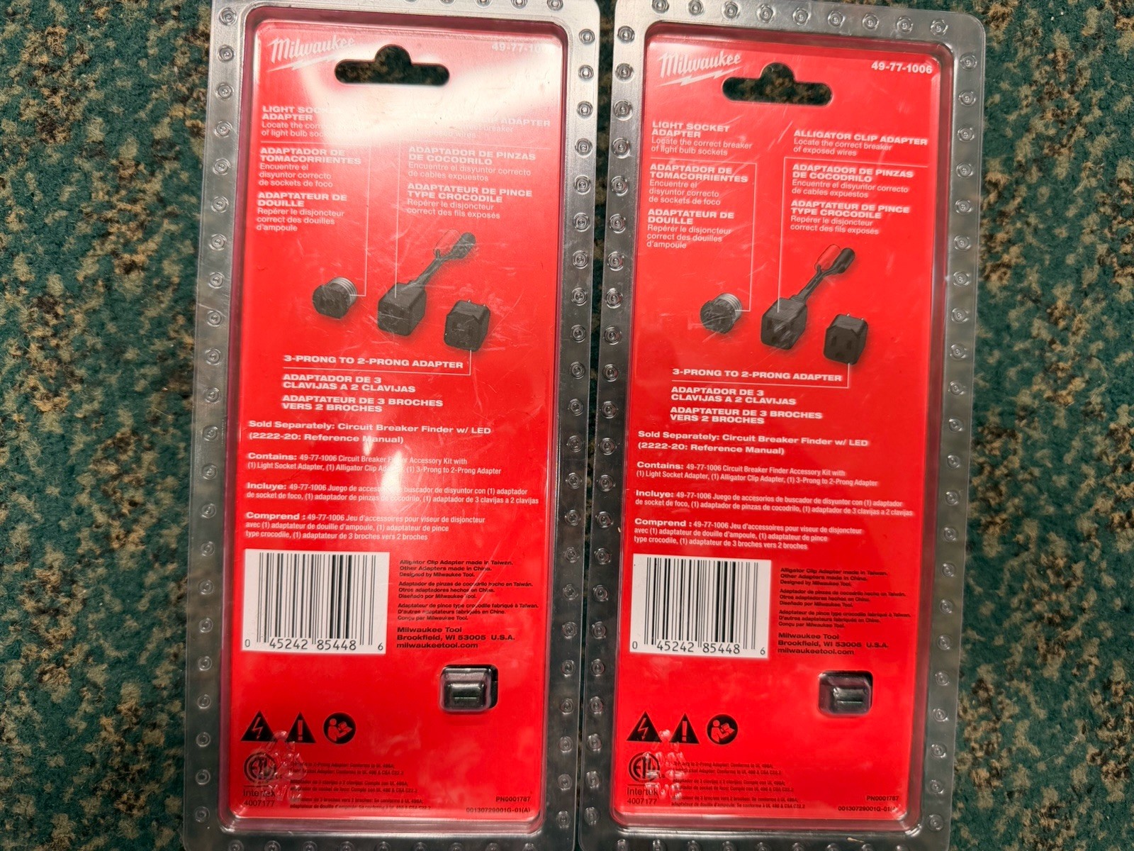 Milwaukee 49-77-1006 Circuit Breaker Finder Accessory Kit 2 PACK New Sealed
