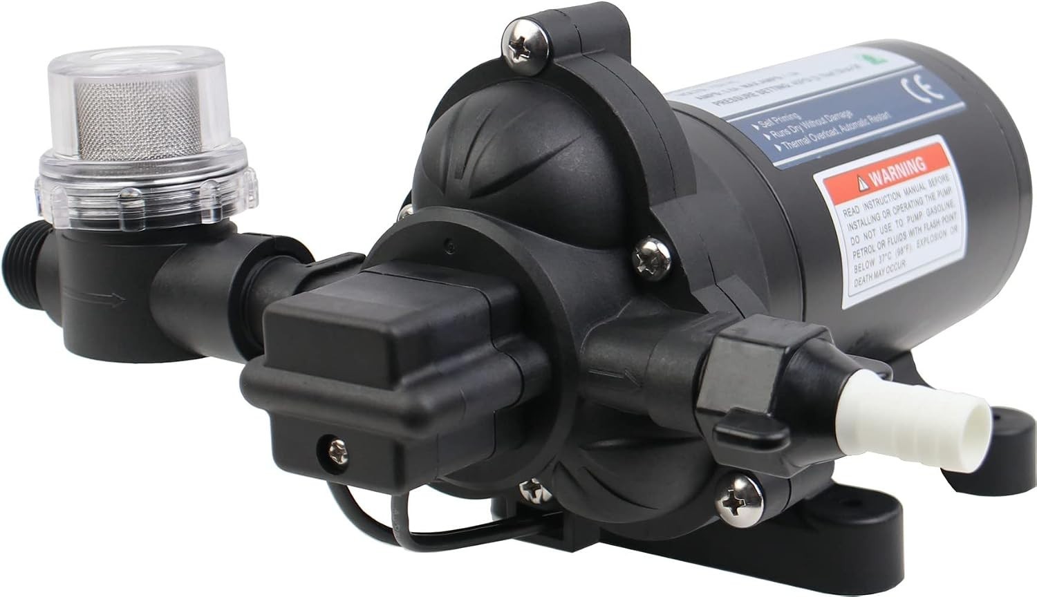 Versatile 12V Diaphragm Pump with 4.0 GPM Flow – Perfect for Home & Garden Use