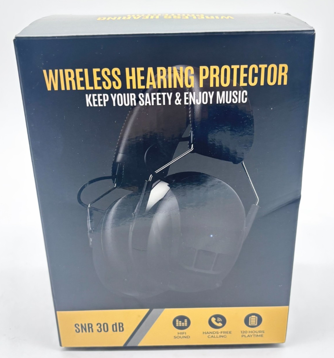 SNR 30 DB Black AC136 Wireless Hearing Protector With Noise Reduction