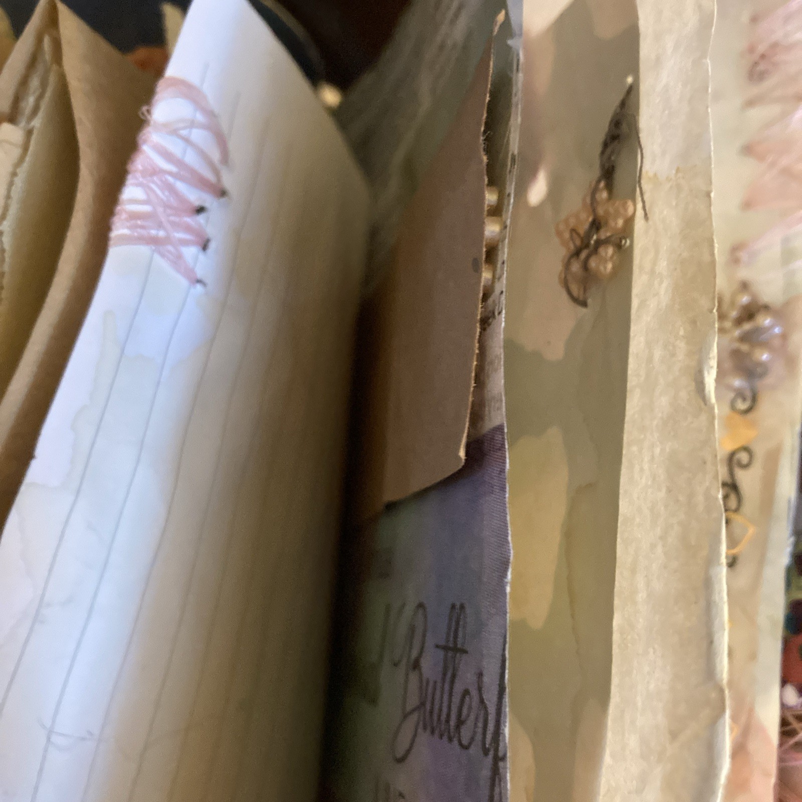 Junk Journal, Grungy, Blooming Table, Coffee Stain