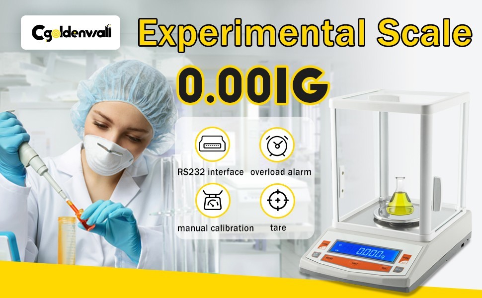 200g x 0.001g 1mg Lab Analytical Balance Digital High Precision Scale Scientific