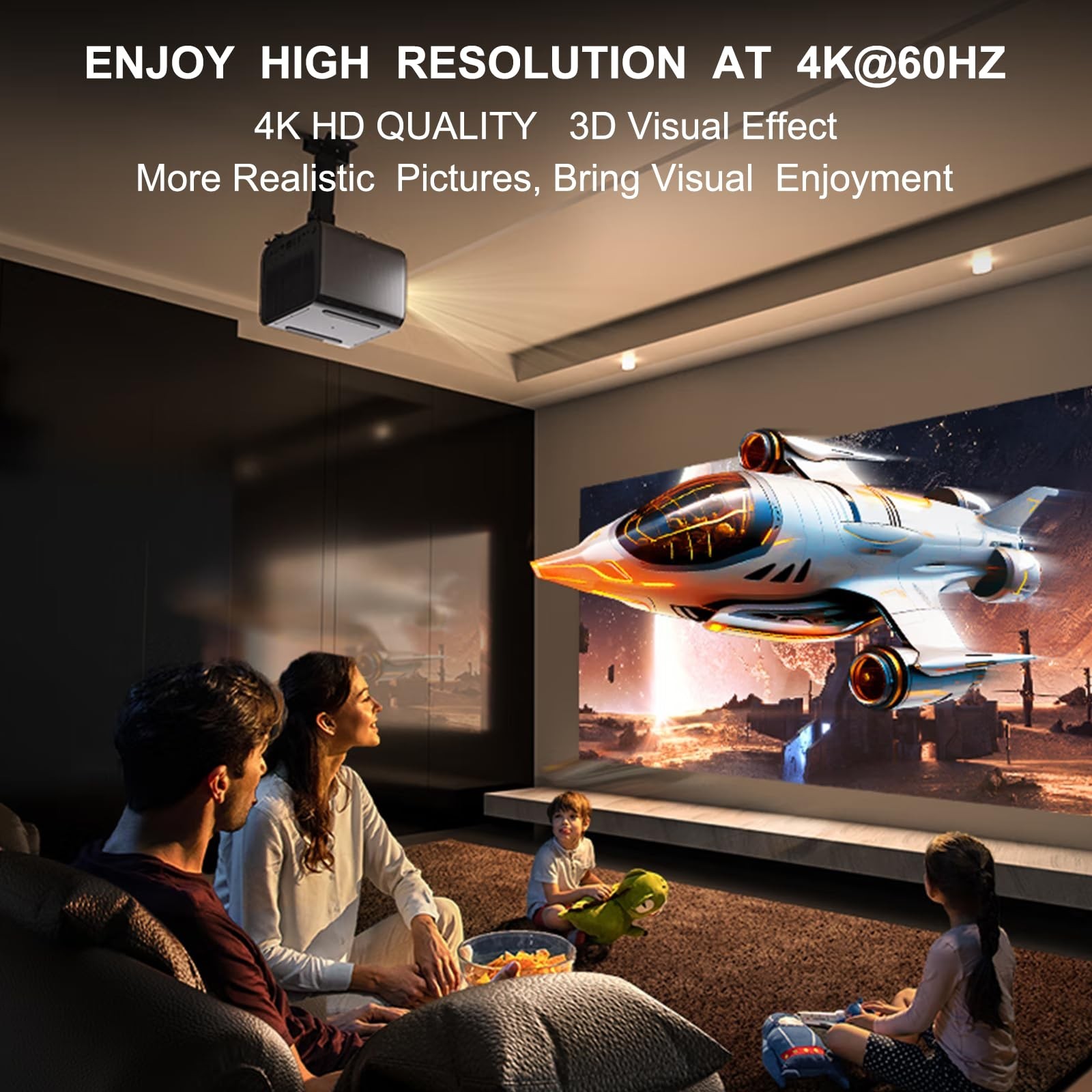 4K@60Hz 1×4 HDMI Splitter 4:4:4,18 Gbps,4 Port Powered HDMI 2.0 Splitter1 in …