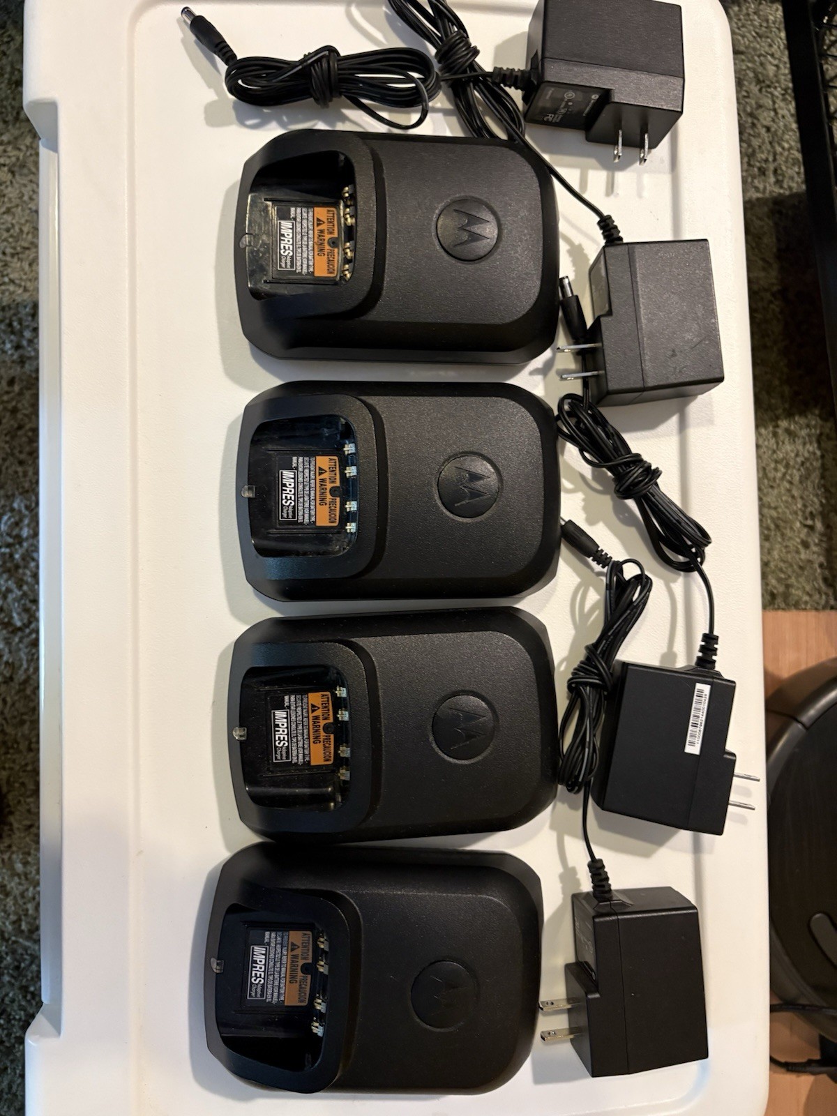 Motorola Impres WPLN4243A Single Unit Charger Base and Power Adapter