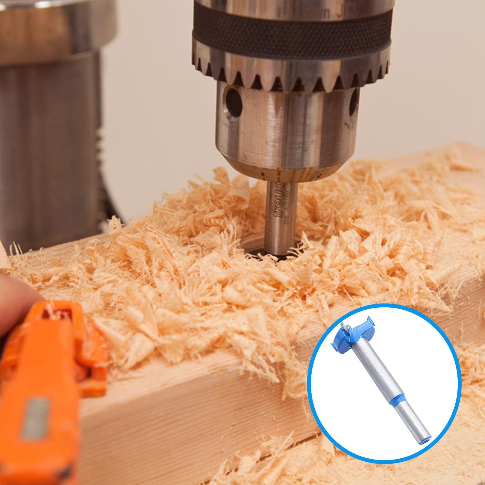 1 Pack Wooden Drill Bits 1 Inch / 26mm Forstner Bits, Plywood Hole Saw Carbid…