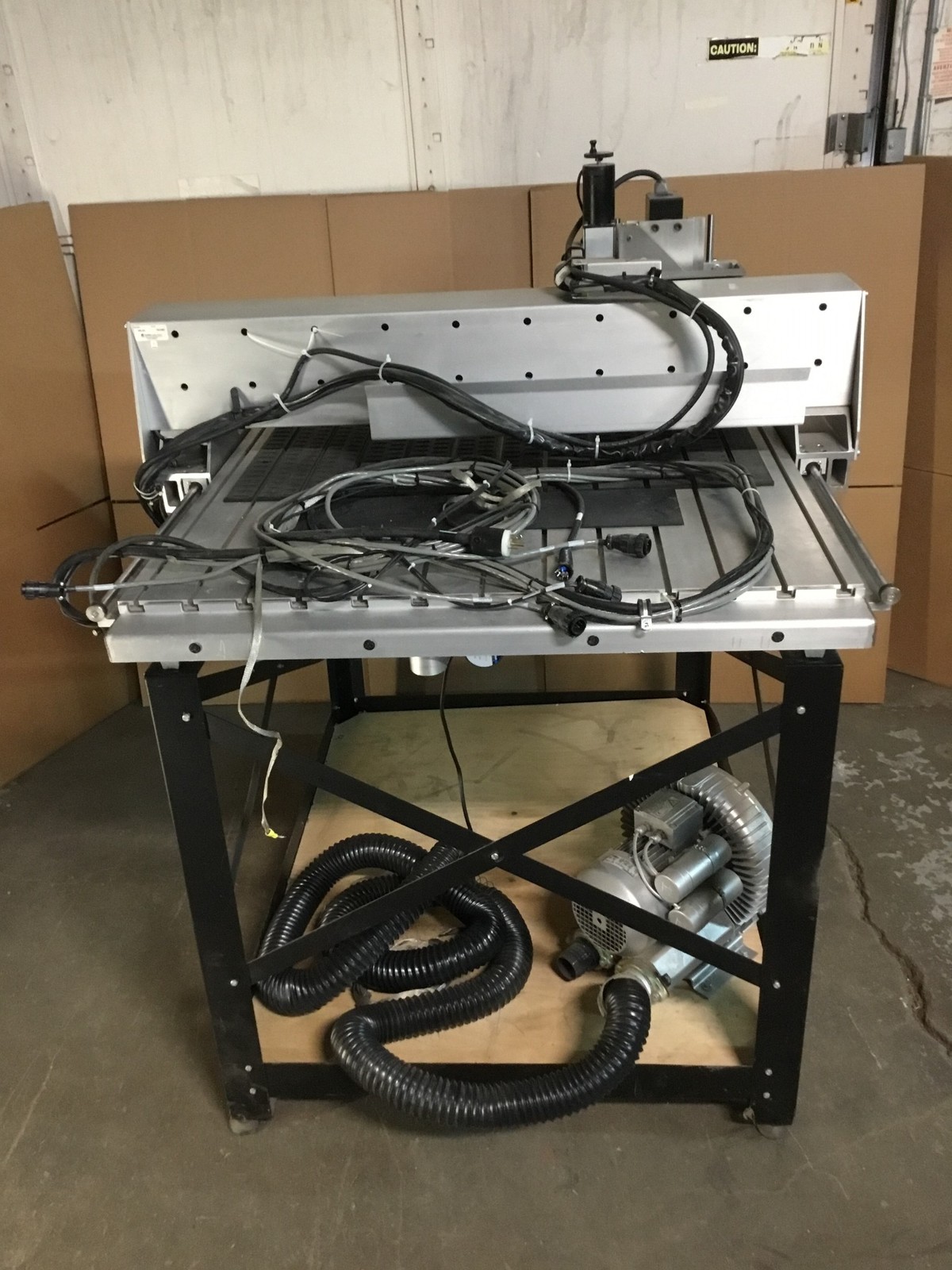 Gerber SR-24 Dimension 200 Engraver CNC Router 41×47 w/accessories & Flat Bed