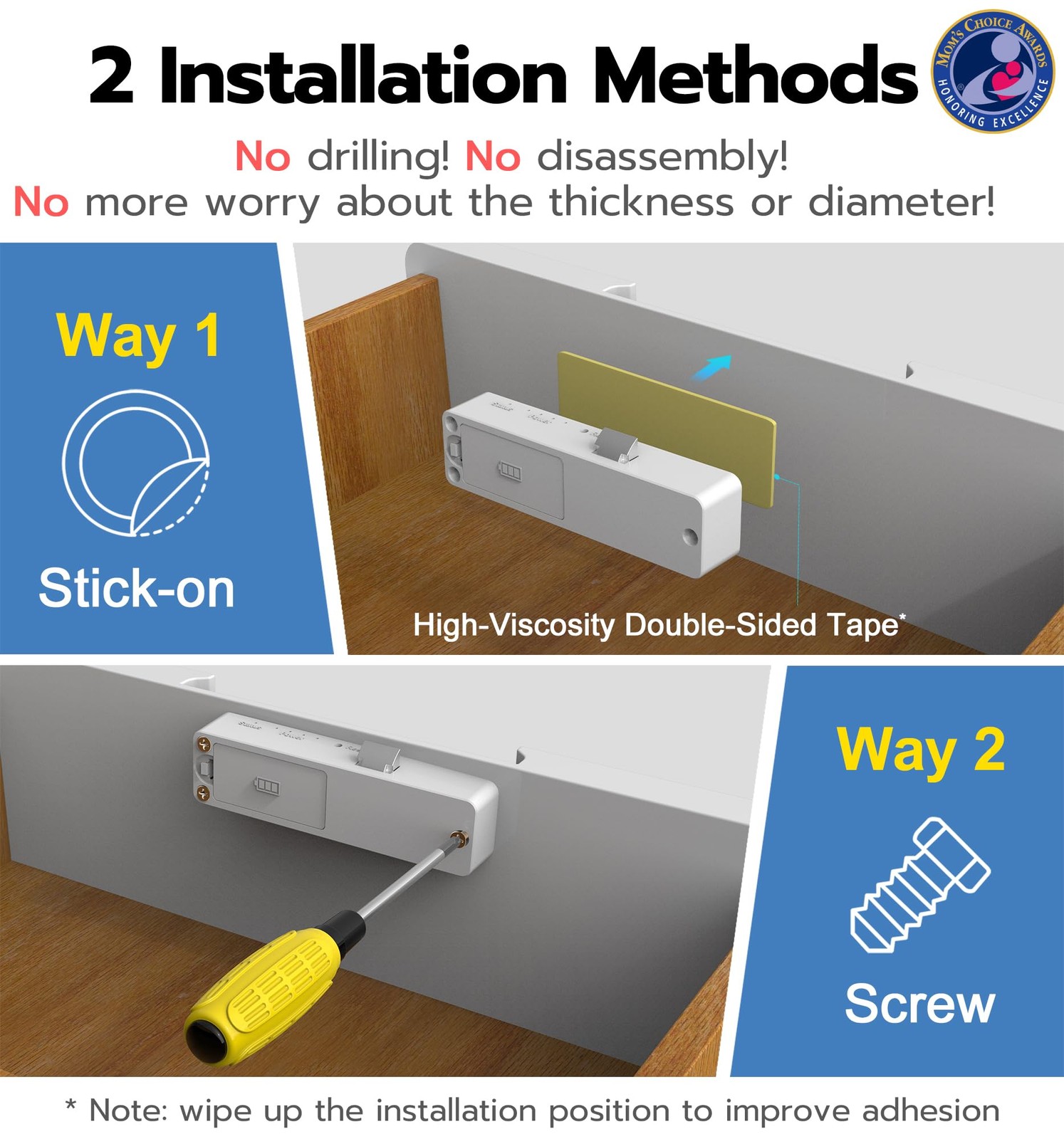 Anweller Baby Proofing Smart Cabinet Locks, Child Proof Drawer Locks, No Dril…