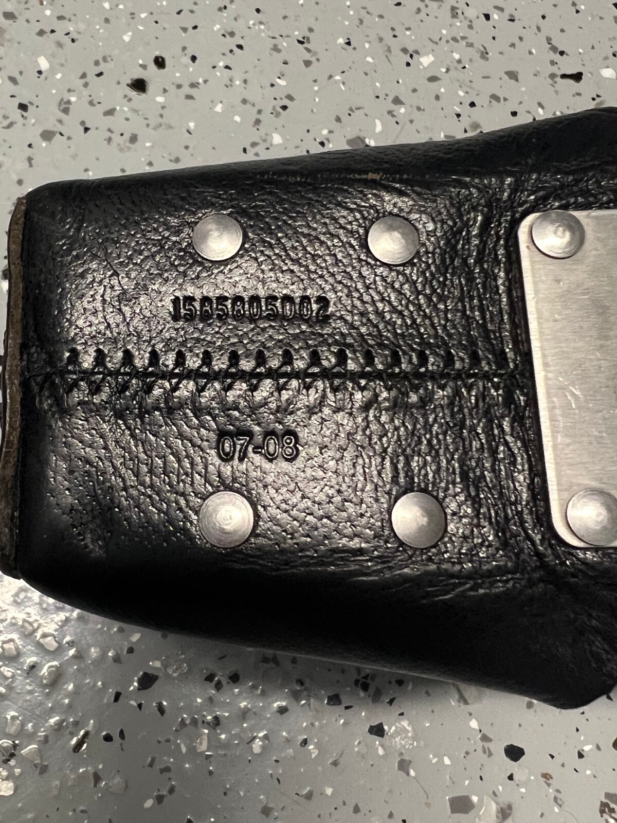 Motorola 2-Way Genuine Leather Radio Holster Carry Case 1585805D02 w/ Belt Loop