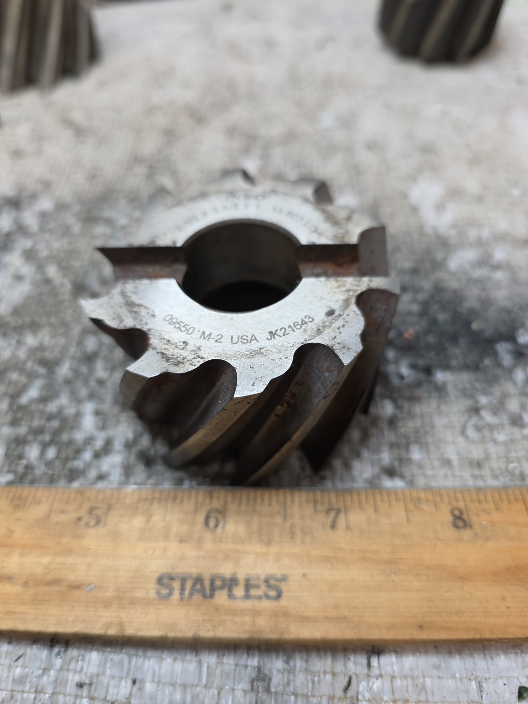 KEO 2.5 × 1.625″ M2 13.603 LD 10 Flute Shell Mill 1.0″ Arbor USED IN EX COND