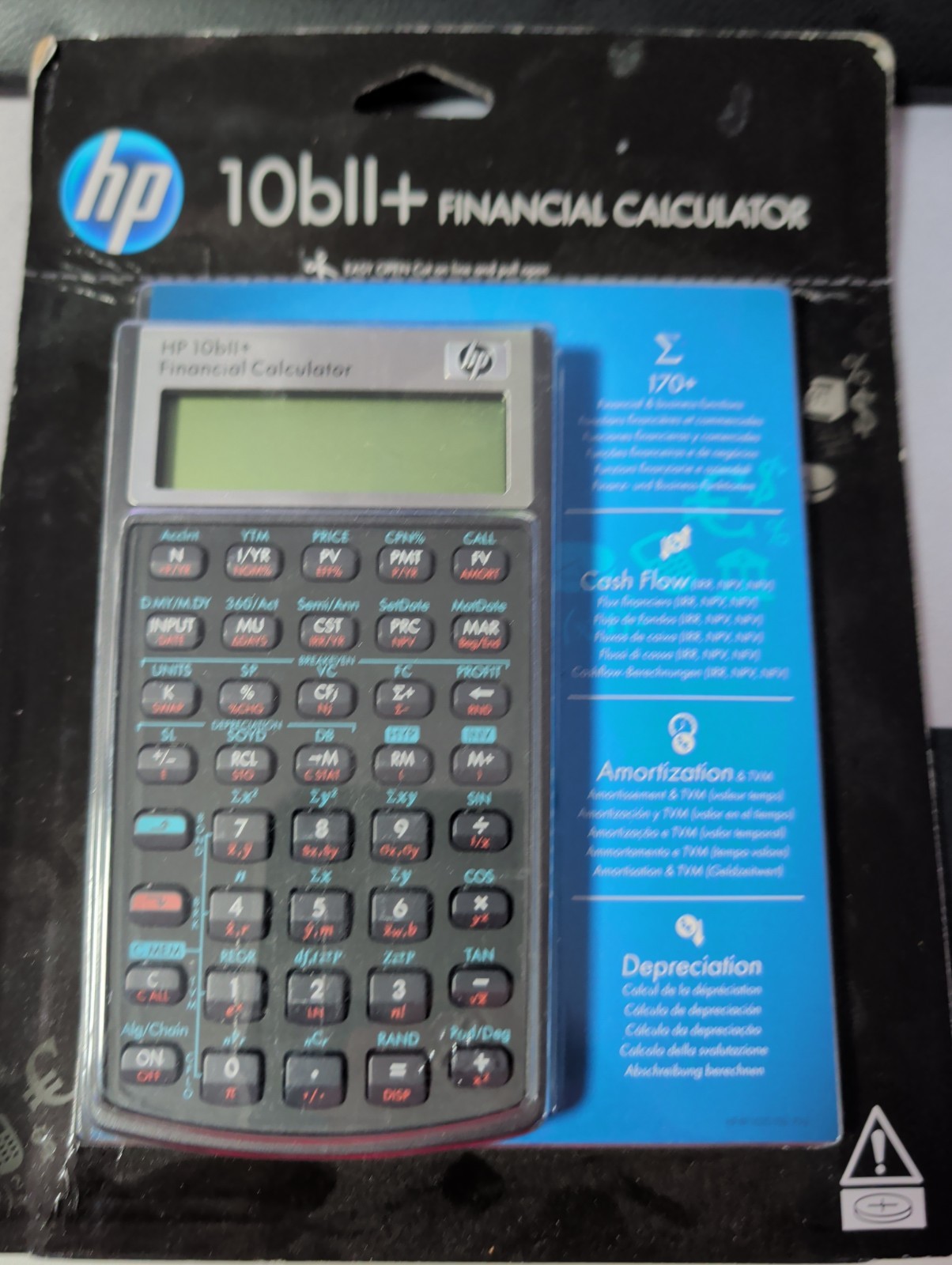 NEW HP 10bII+ Plus Financial Calculator Hewlett Packard 10bll+ New in Package
