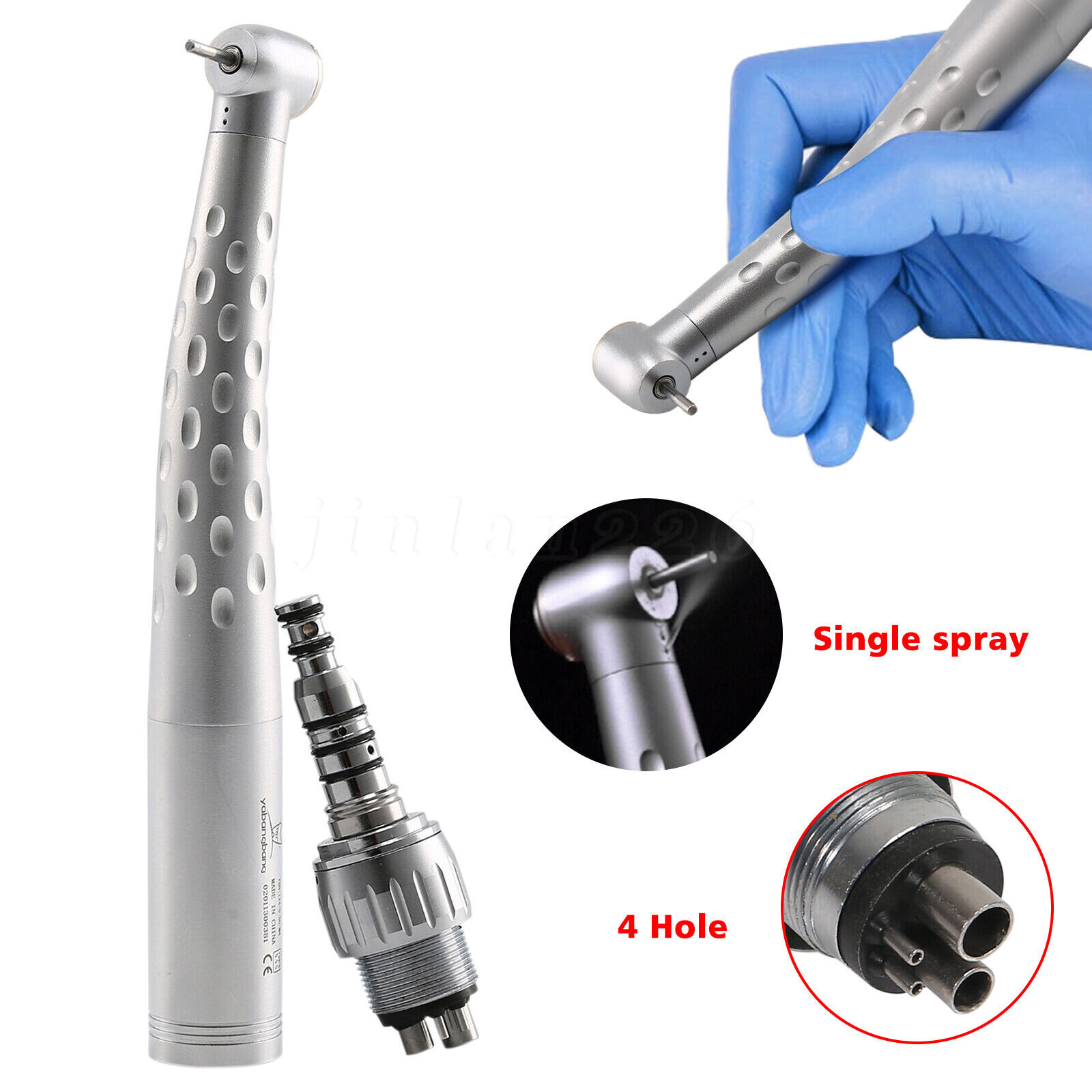 KAVO Style Dental High Speed Handpiece with 4 Hole Quick Coupler 360° Swivel