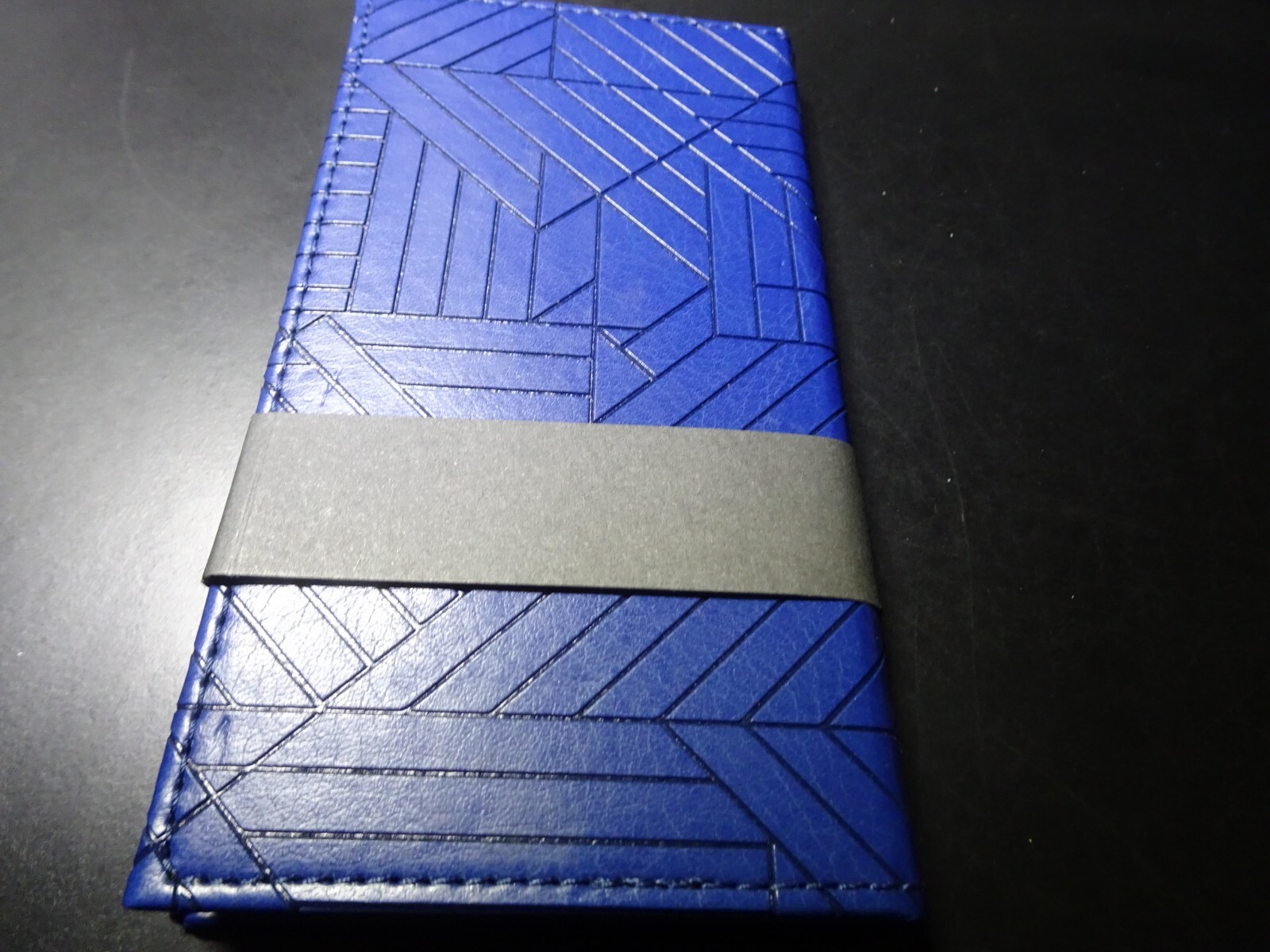 Hallmark Beautiful Geometric Blue Sim Leather Password Keeper, 3.25″ x 6.25″