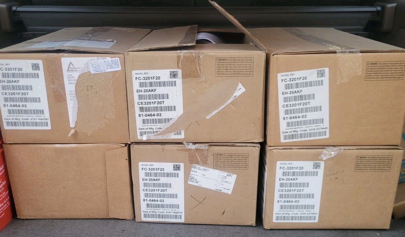 Electric Heater Kit 14.8/19.7 Kw 208/240v 1p For Carrier FC-3201F20 EK-20AKF