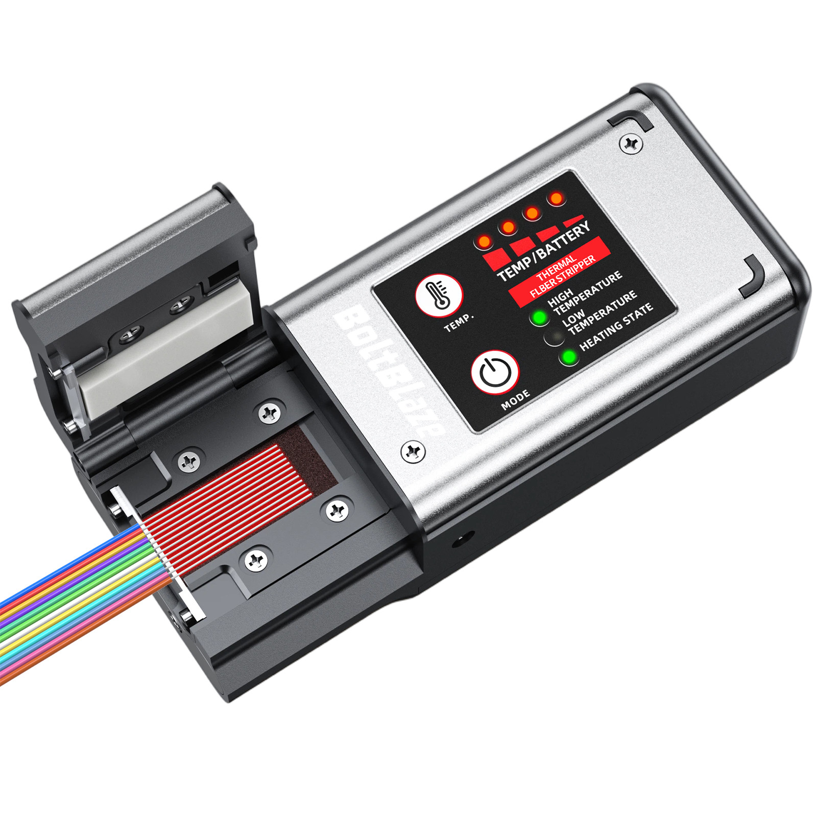 Fiber Optic Thermal Stripper with Dual Heat & Temp Control for 1-32 Core