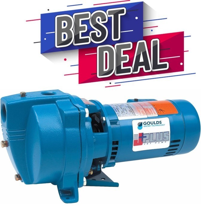 Goulds J5S 1/2HP Shallow Water Well Jet Pump 115/230V