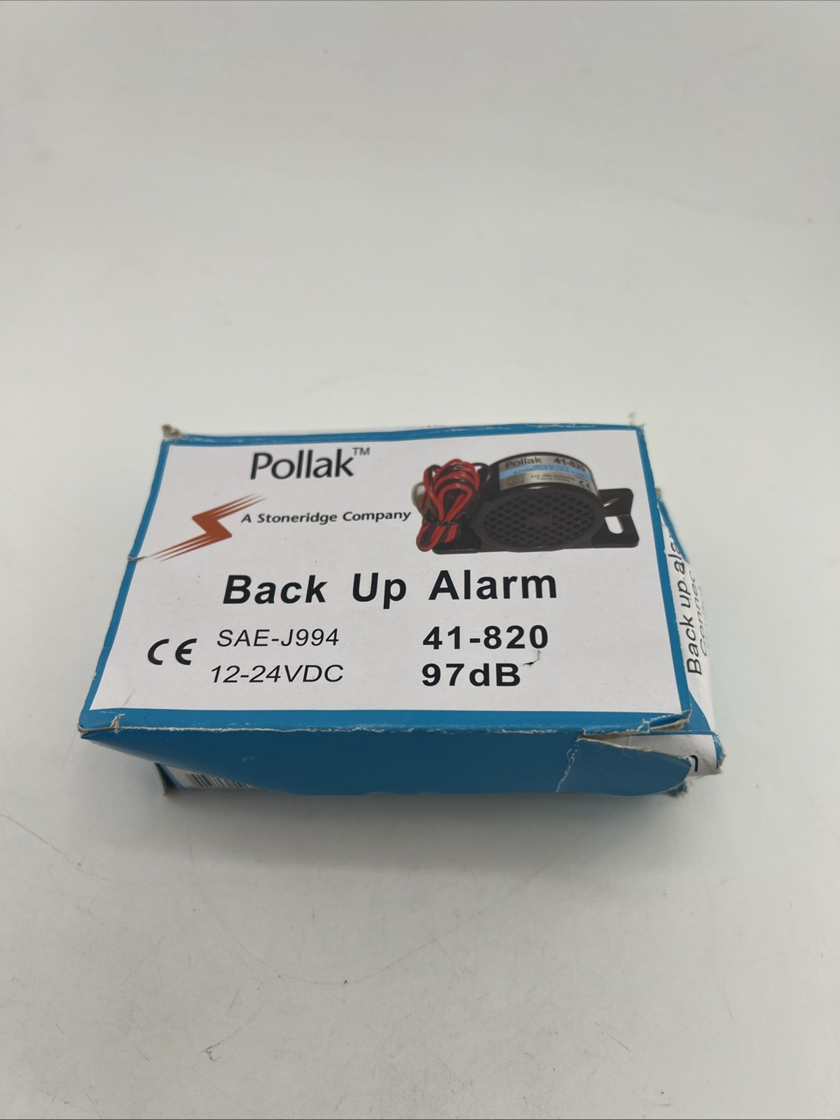 Pollak 41-820 Back-Up Alarm 97 dB New NO Mounting Screws