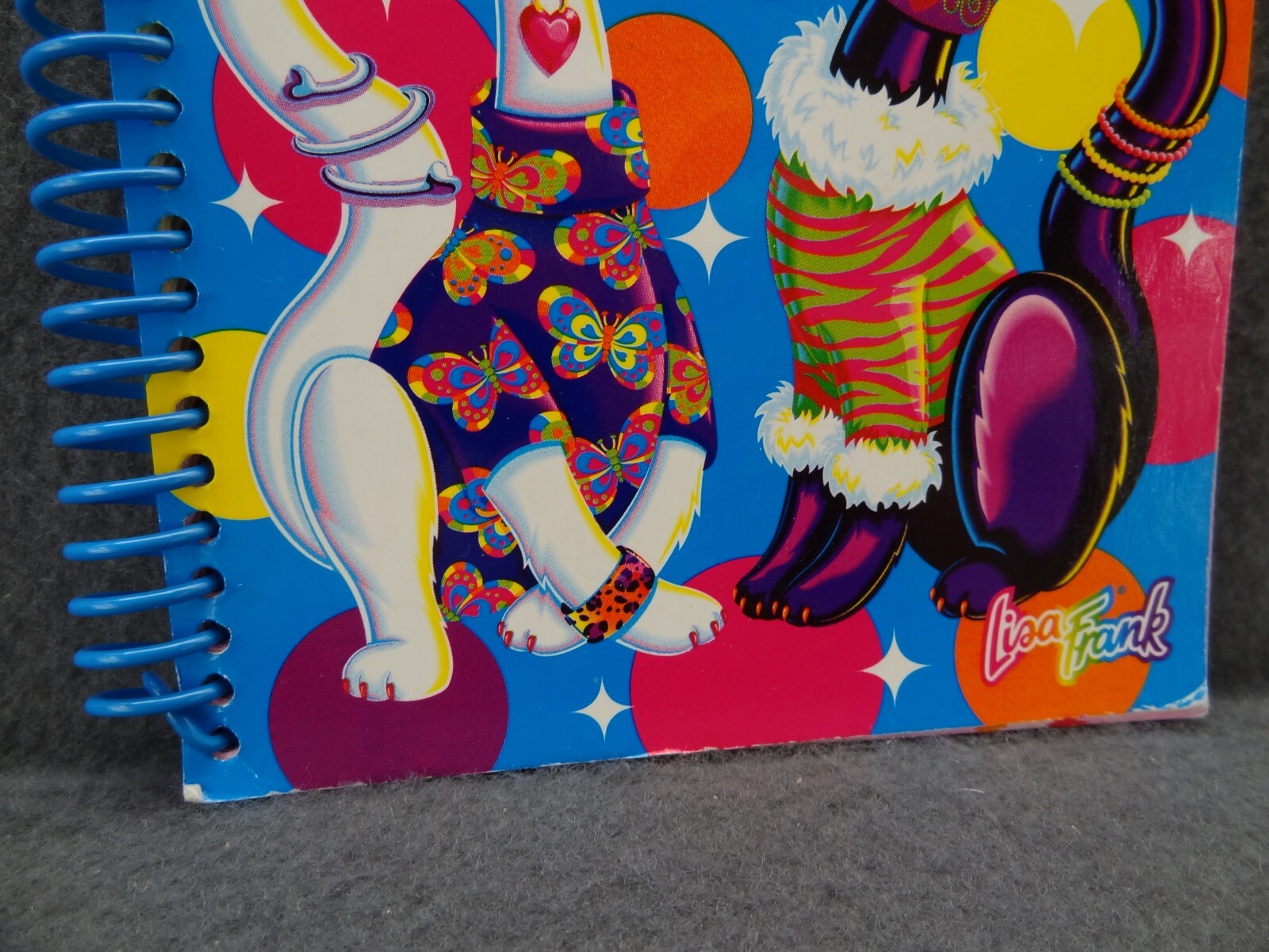 Lisa Frank 5×7 2000 Agenda Address Book Schedule Calendar Contact Spiral Cat Y2K
