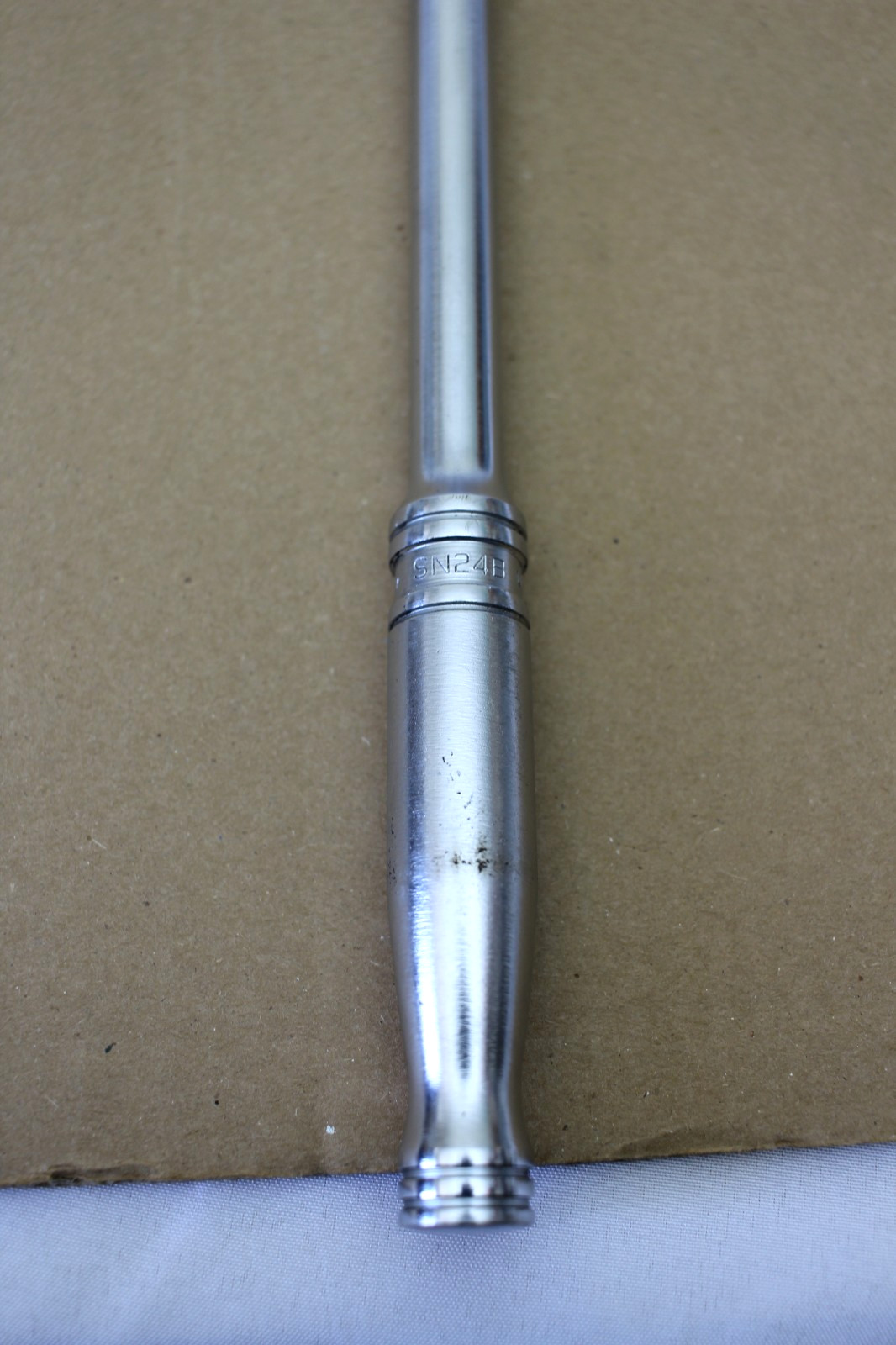 Vintage Snap-On SN24B 1/2″ Drive 24″ Breaker Bar Flex Head Handle USA Made