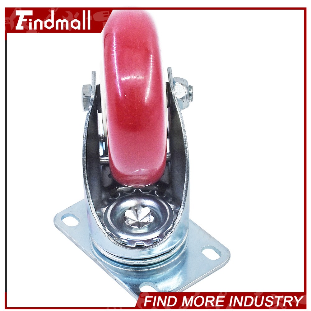 Findmall 4 Pack 4″ Heavy Duty Caster Set Wheels 360° Swivel & Brake Casters