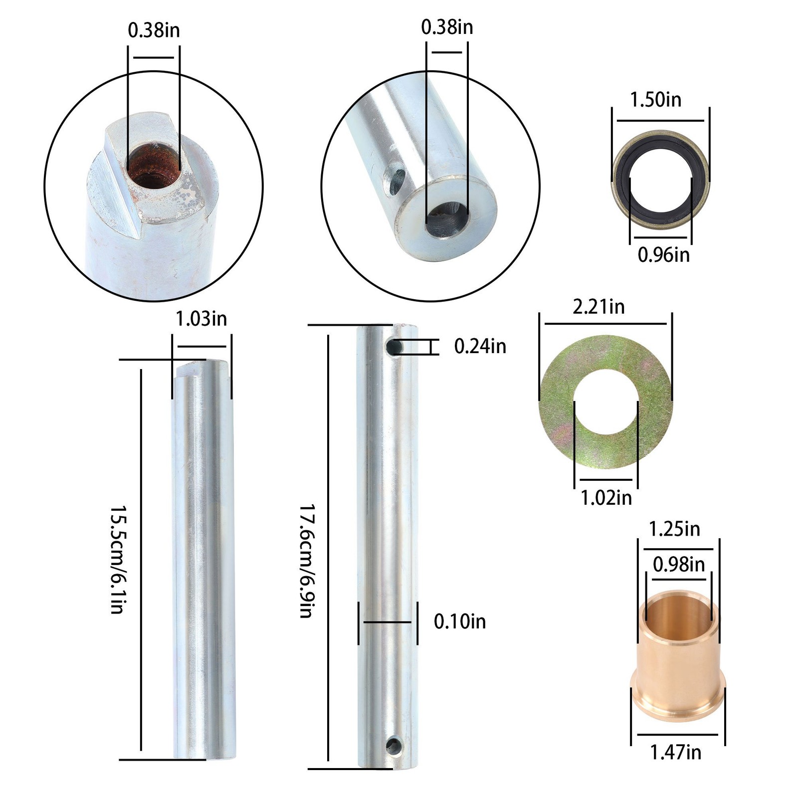 Undercarriage Pin Bushing Seal Repair Kit For Bobcat MT55 MT52 Loaders