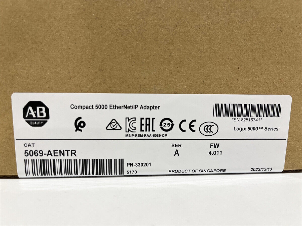 ~ Allen-Bradley 5069-AENTR SER A Compact 5000 EtherNet/IP Adapter US Free Tax