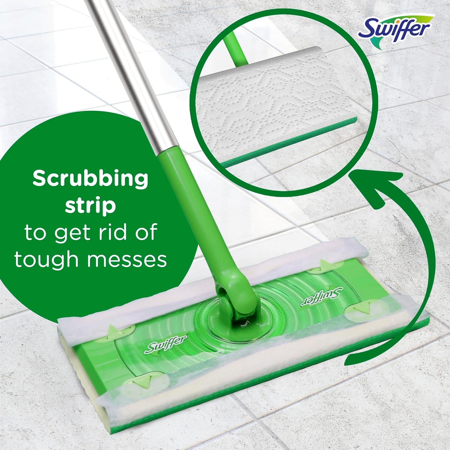 Swiffer Sweeper Wet Mopping Cloths, Multi-Surface Floor 24 Count (Pack of 1)