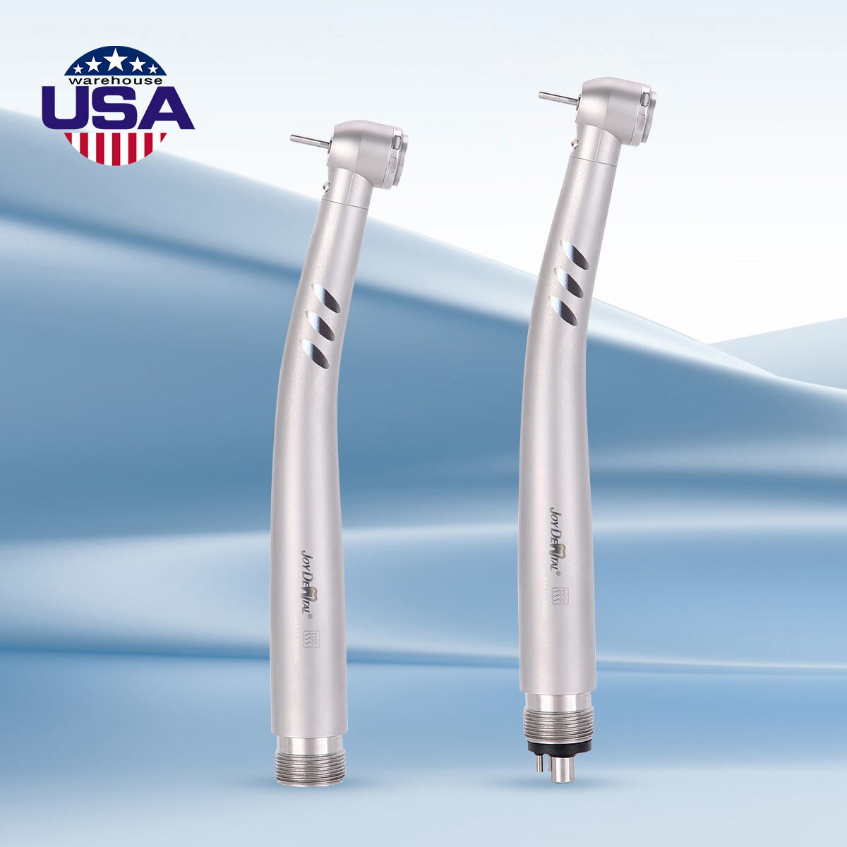Joy Dental Fiber Optic LED E-generator High Speed Handpiece 2H/4Hole Torque Head