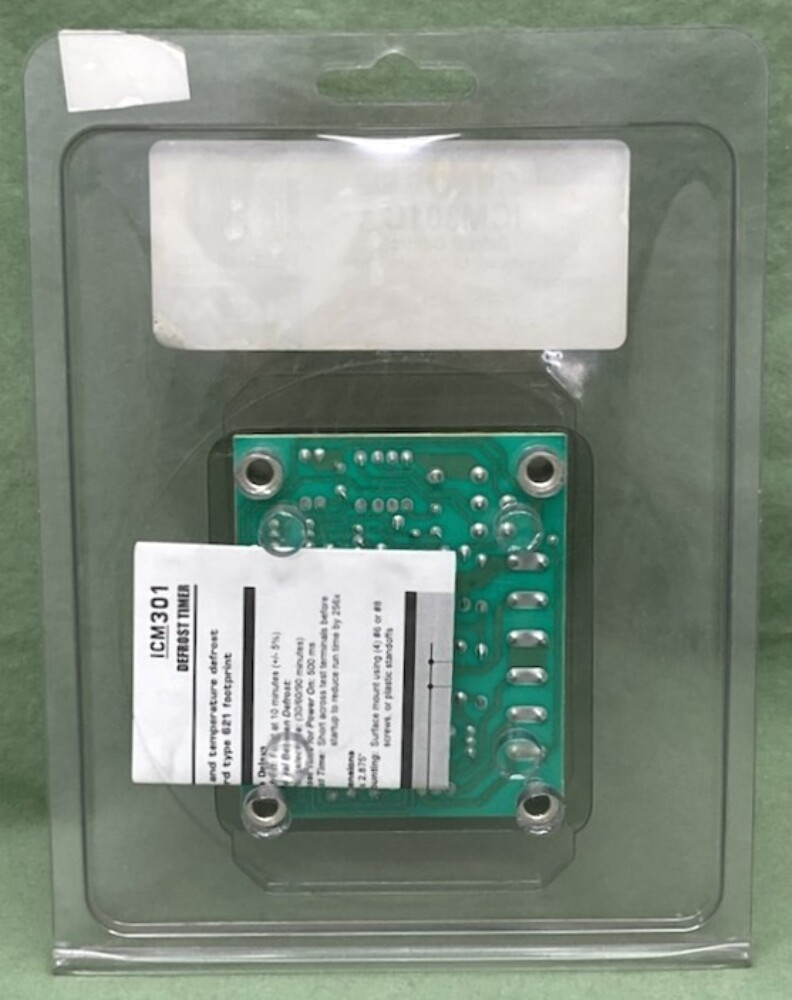 ICM ICM301C Defrost Control Timer 30/60/80 Minutes New Genuine