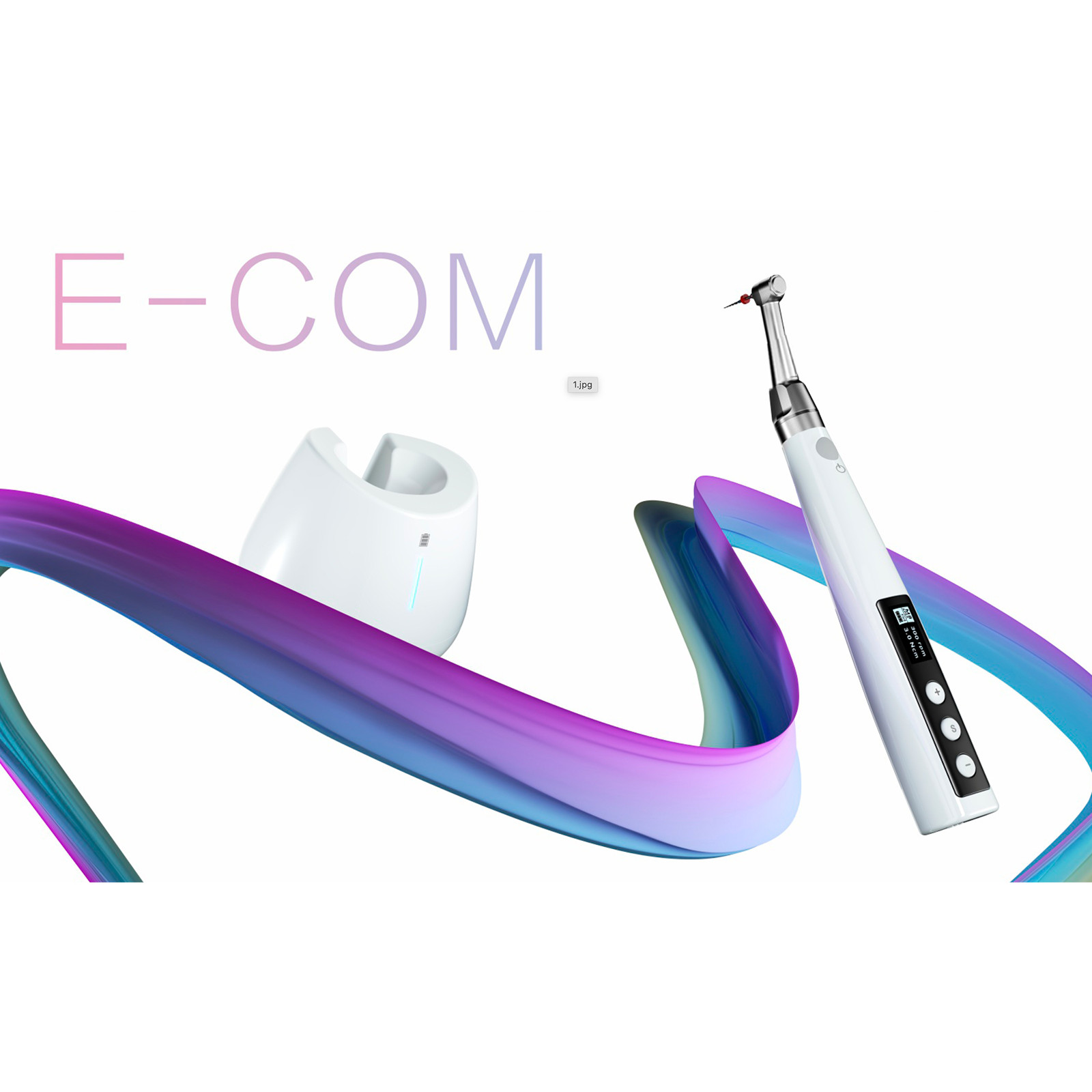 Woodpecker Dental Endo Motor ECOM Cordless Handpiece 11 Reciprocating Mo G1N