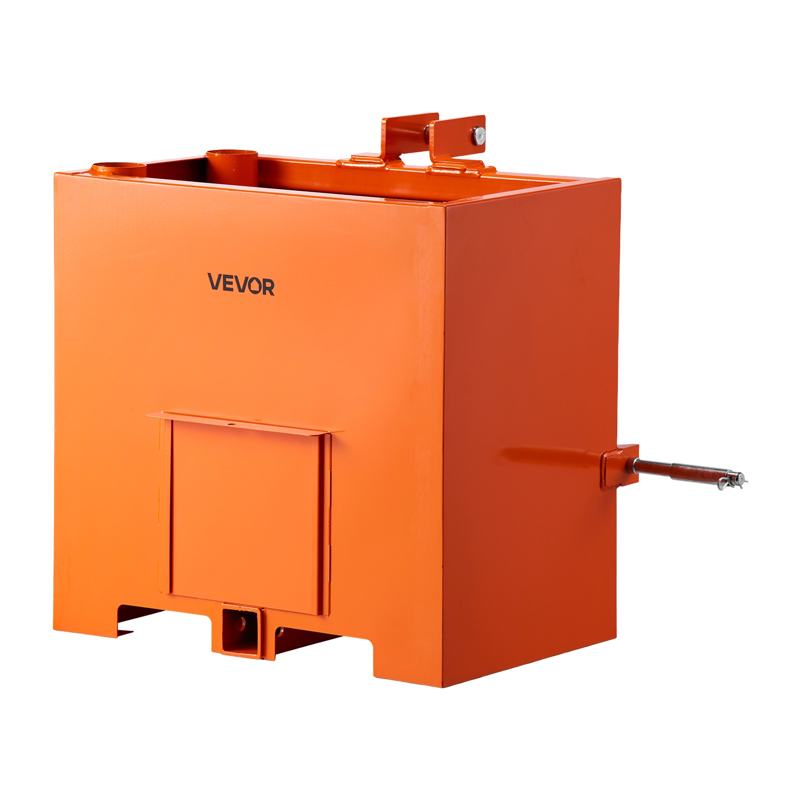 VEVOR Ballast Box 3 Point Category 1 Tractor Quick Tach Hitch 5ft³ 800lbs Orange