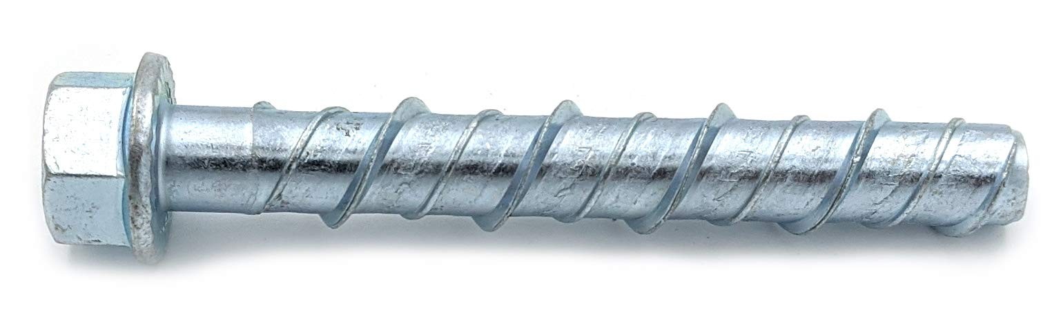 CONFAST LDC383 3/8″ x 3″ Zinc Plated Large Diameter Concrete Screw for Anchor…