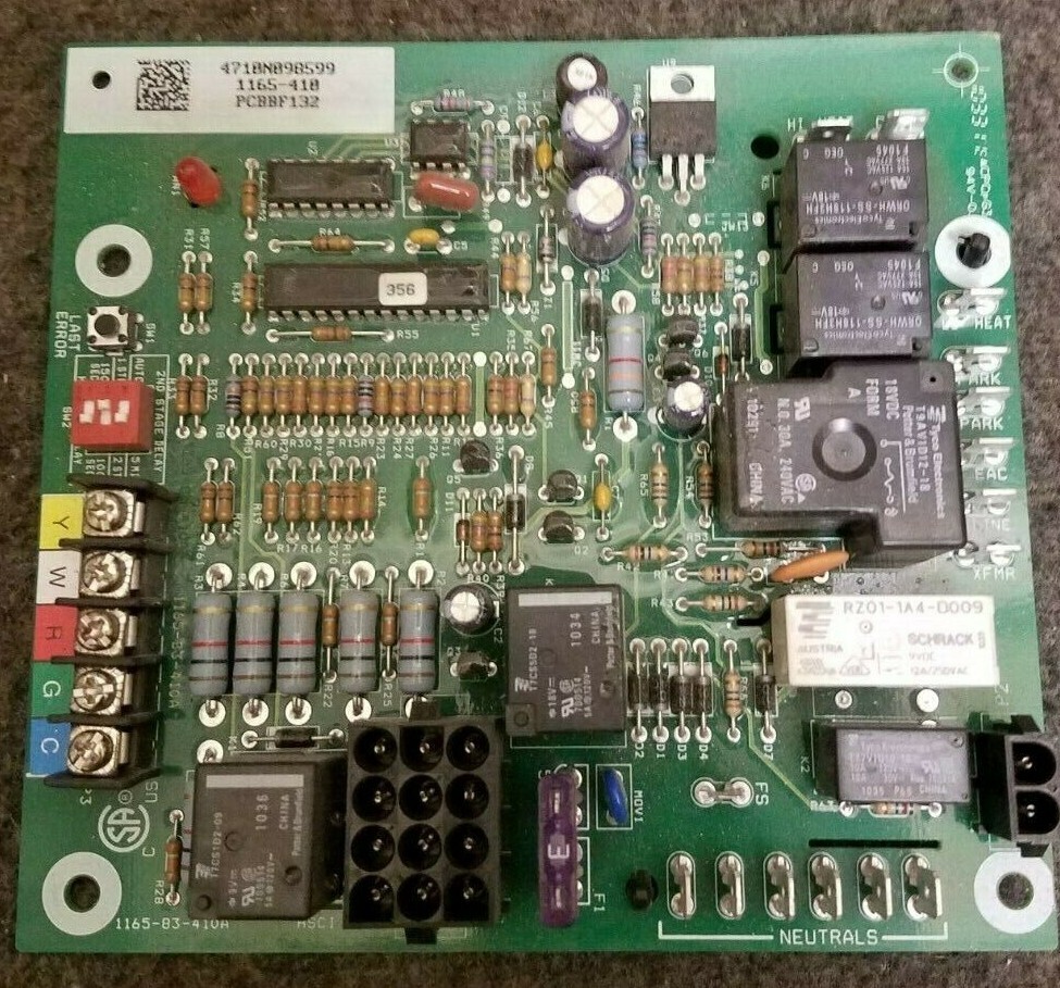 Goodman Amana 1165-83-412A Furnace Control Circuit Board PCBBF132 1165-410