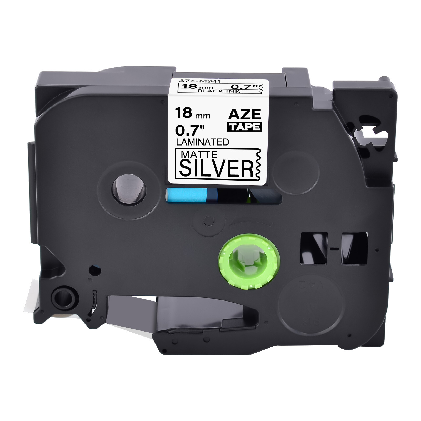 Label Tape Compatible with Brother TZ/TZe-M941 P-Touch 18mm×8m / 0.7″×26.2ft