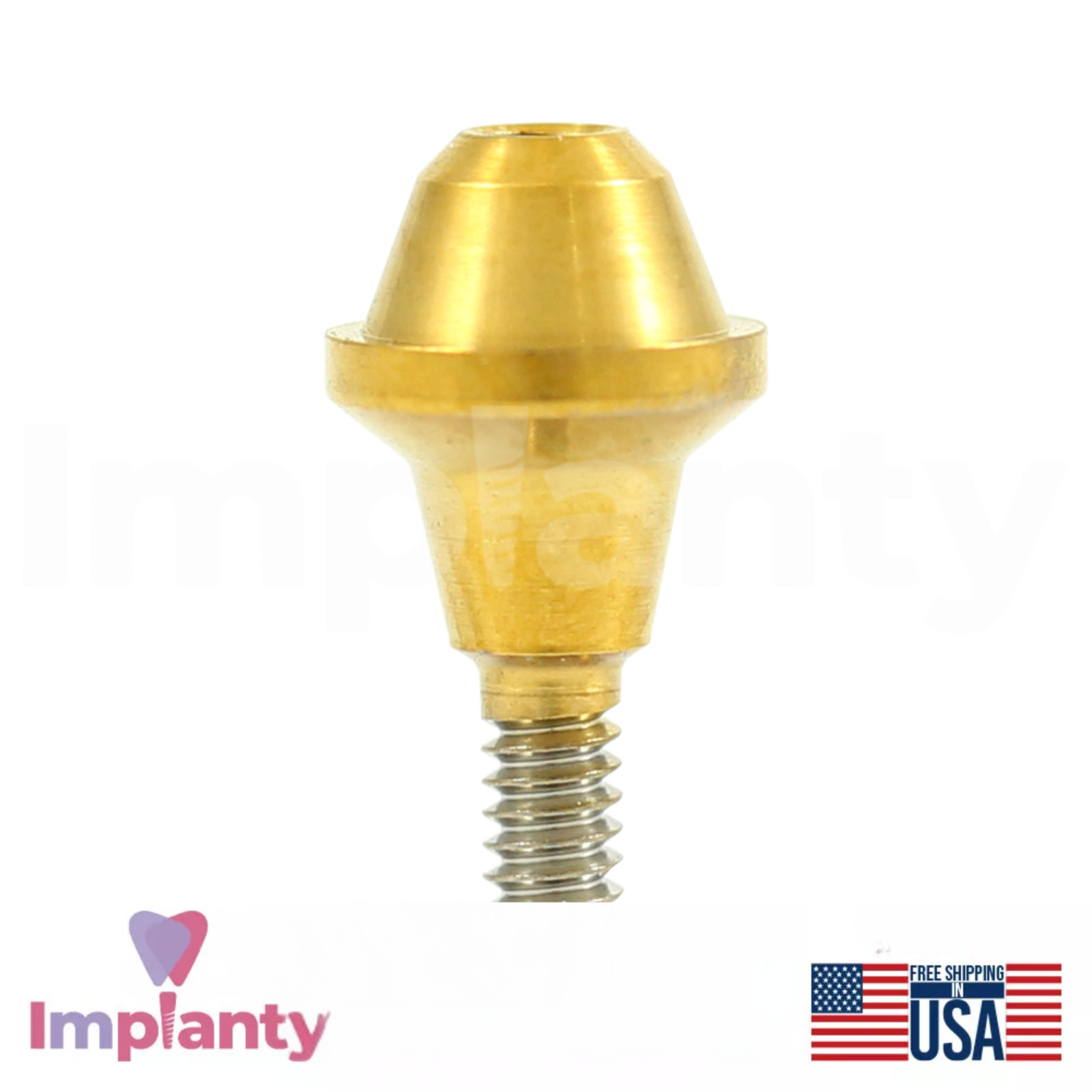 1x Dental Straight Multi Unit NP Conical Connection 2.25mm Plastic Sleeve Set