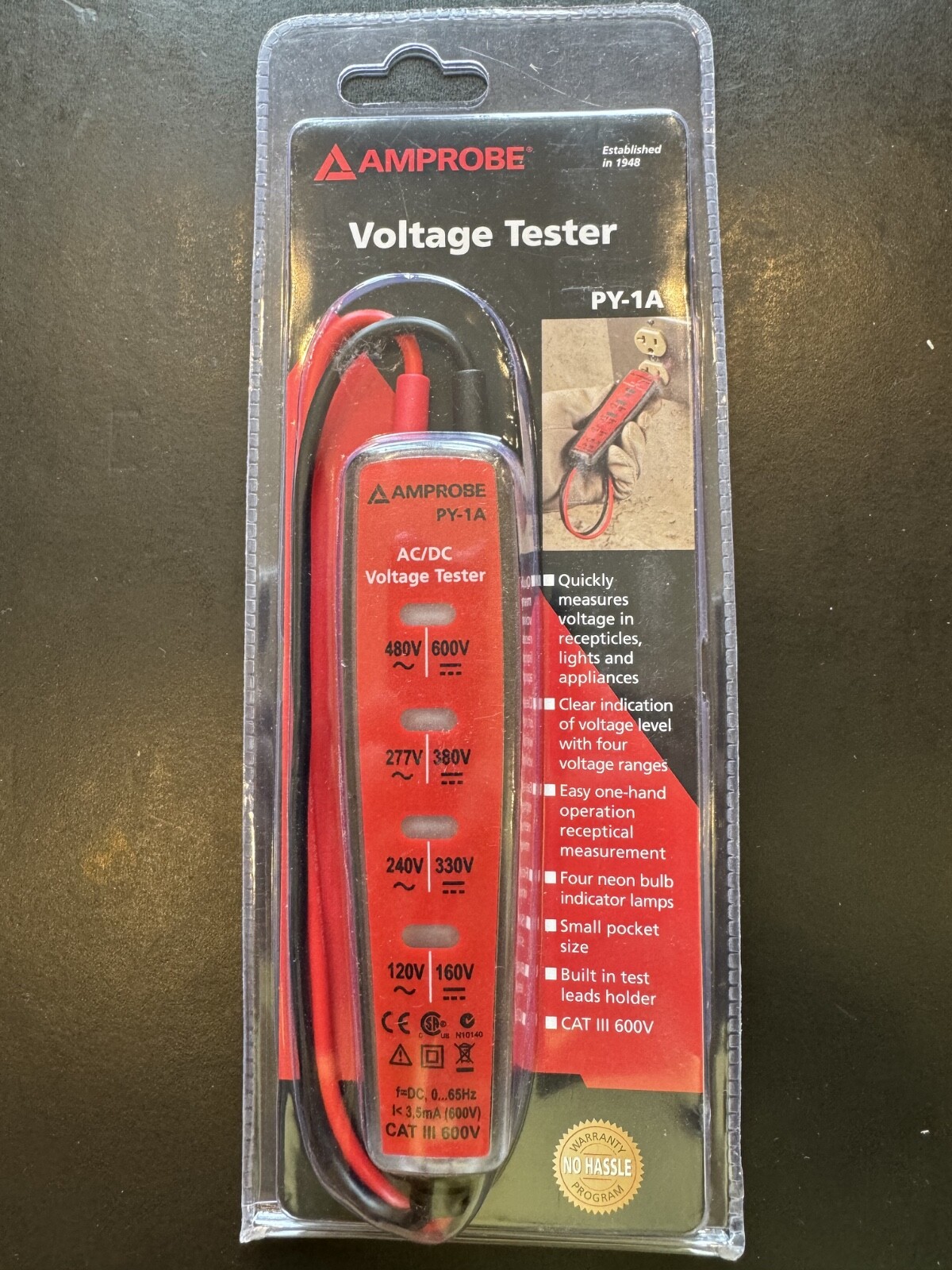 Amprobe Fluke PY-1A Voltage Tester **NEW**